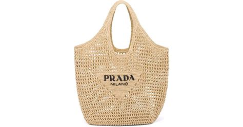 prada summer straw bag